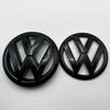 2026 Hot Emblems For VW Volkswagen Jetta MK5 Golf Gloss Black Replacement 135mm Front Grill Emblem Or 110mm Rear Trunk Lid Car B BJKMN1