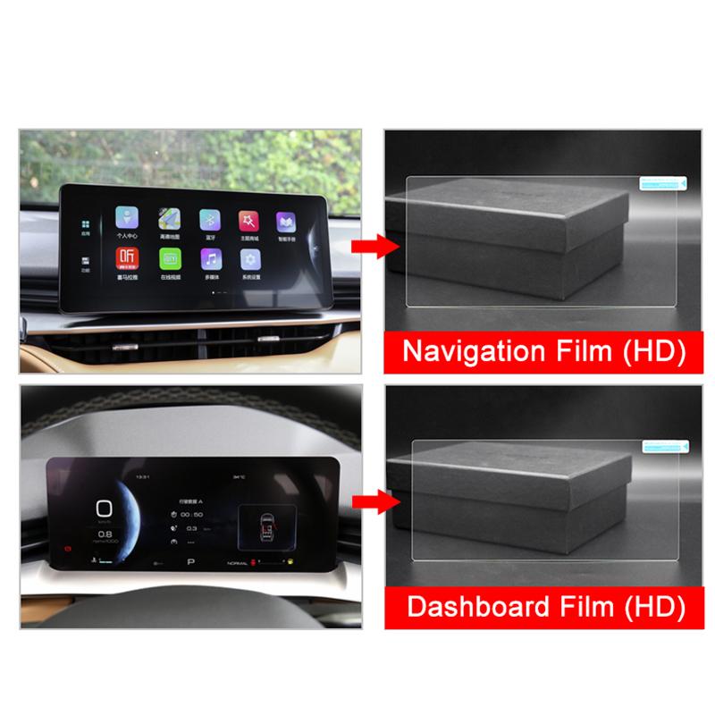 For Haval H6 3rd Gen GT  2024 2024 2024 2024 PHEV Car GPS Navigation Tempered Film Dashboard Display Screen Protector Sticker