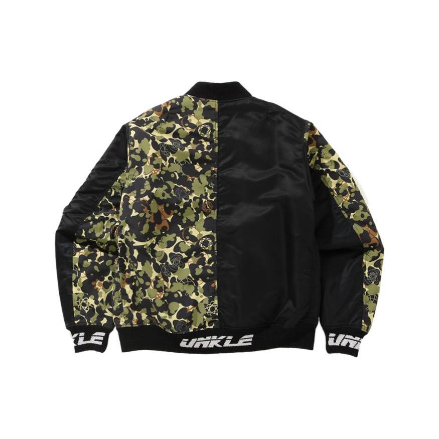 Bape X Unkle Mwa Camo MA 1 Jacket 0ZXJKM31903XG