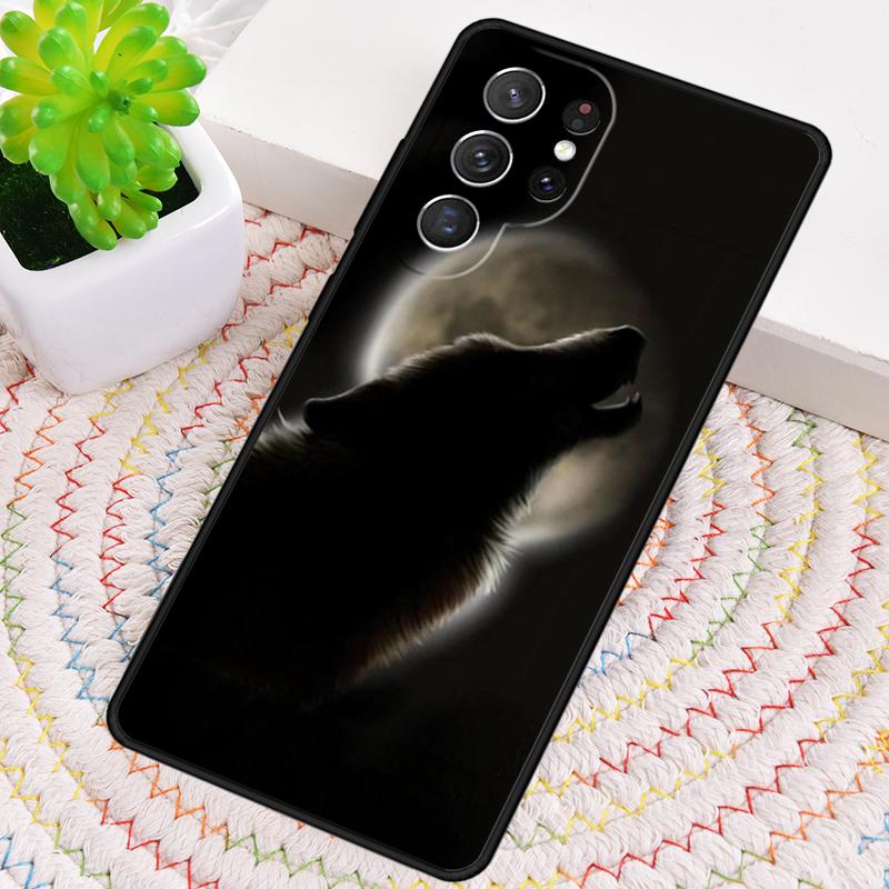 Animal The Wolf Howl Phone Case for Samsung Galaxy Note 10 Pro S26 Ultra S23 S24 FE S25 S21 S22 PLUS Shockproof Cove