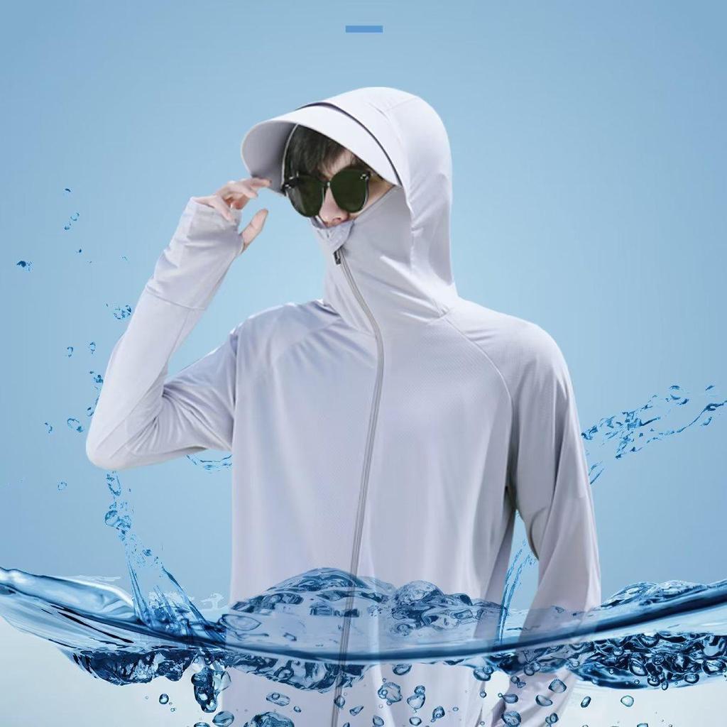 Men's Summer UV Protection Lightweight Breathable Outdoor Shirt for Fishing & Cycling