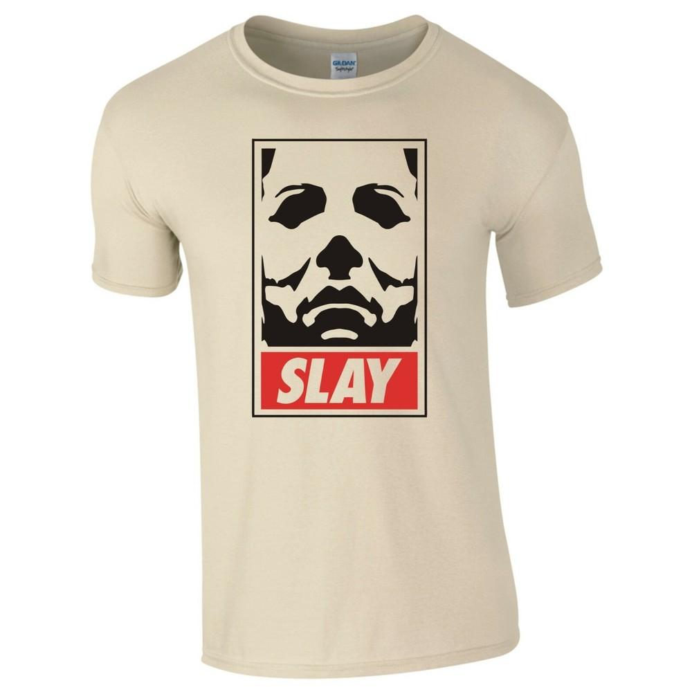 Inspired By Halloween Michael Myers Obey Slay Tshirt