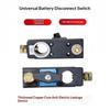 Car Battery Disconnect Switch 12V-24V Brass Conductor Anti-Leakage Cut Off Switch for Off-road Vehicle Yacht ATV Repair