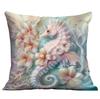 New Beautiful, Romantic and Colorful Beach Pillowcase Marine Life Peripheral Cushion Pillowcase