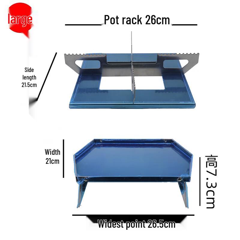 Outdoor Stainless Steel Folding BBQ Grill