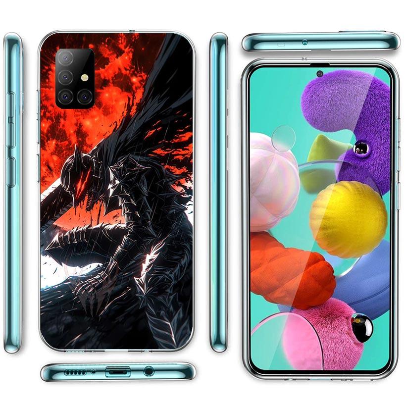 G-Guts B-Berserks Anime Phone Case For Samsung Galaxy A12 A52S A42 A32 A22 A51 A50 Note 20 Ultra 10 S10 Plus A71 A70 A31 A30 A10