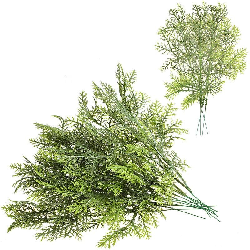Artificial Pine Needle Branches for DIY Floral Arrangements and Christmas Decorations