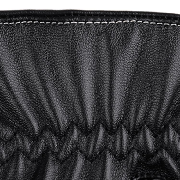 Leather Warm Gloves Full Finger Gloves Touchscreen Driving Fleece Lined Glove