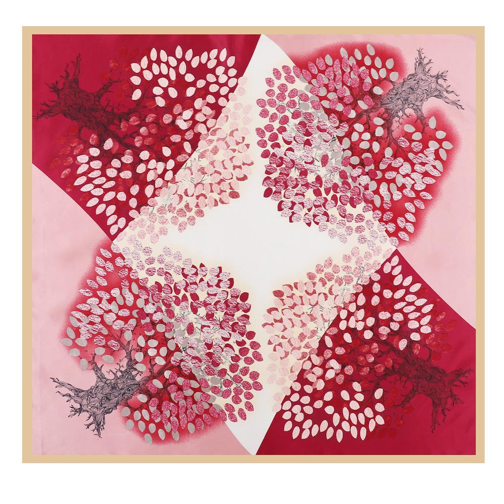 

Высококачественные роскошные шелковые шарфы, повязка на голову, шарфы, шейный шарф для женщин, шелковый шарф с цепочкой, женская декоративная шаль 90cm