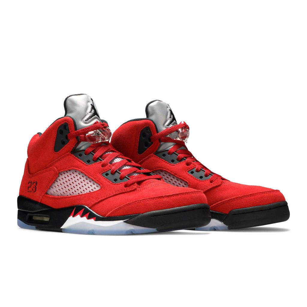 Air Jordan 5 Retro 'Raging Bull' 2021 (Unisexo) Zapatillas de Baloncesto Vintage Rojo Varsity / Negro / Blanco DD0587 600
