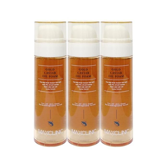 MAXCLINIC Oil Foam Cleanser Gold Caviar 110g x 3 (38396097)