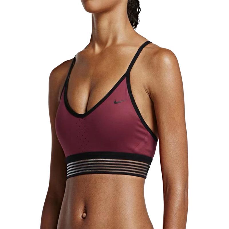 Nike Low Intensity Breathable Quick Dry Medium Support Yoga Bra Women underwear 805190-620 S