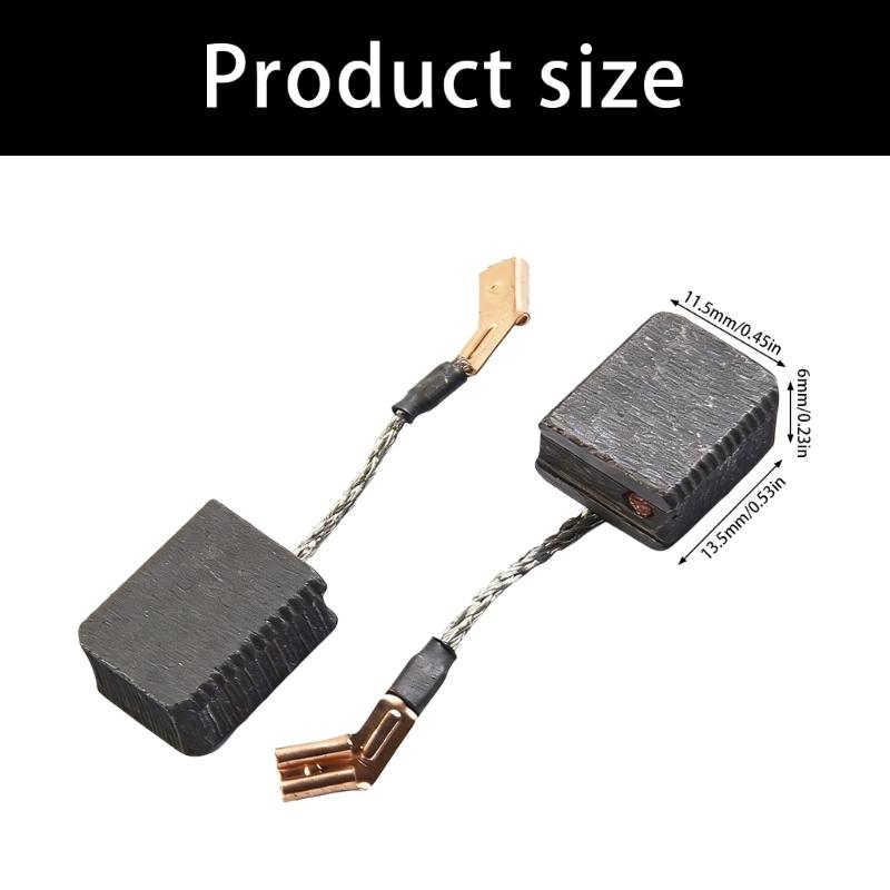 10Pcs Heavy Duty Replacement Carbon Brushes for DWE4238 DWE4246 DWE4257 N421362 DWE4217 Angled Grinder Accessories