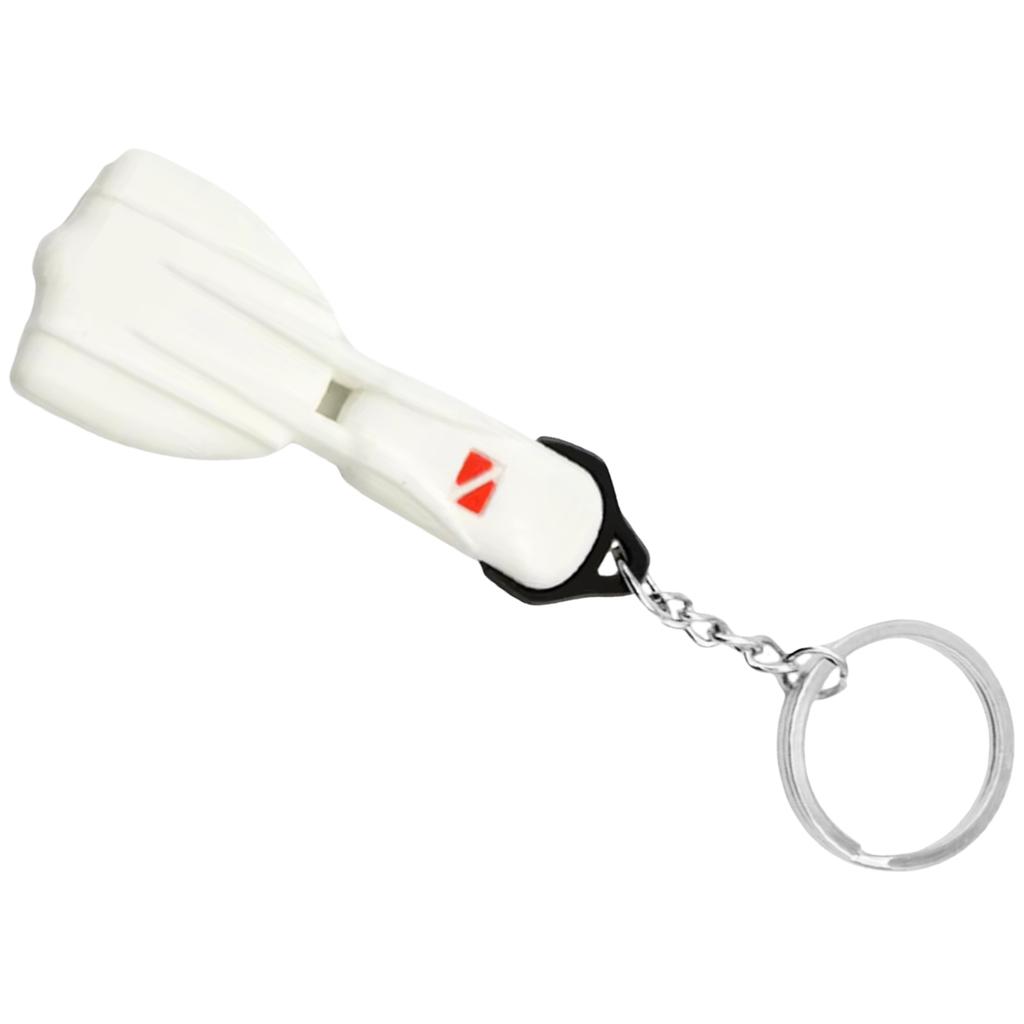 Stylish Silicone Scuba Diver Keychain Elegant Dive Fin Keychain Accessory Flipper Keyrings Bag Decoration for Divers