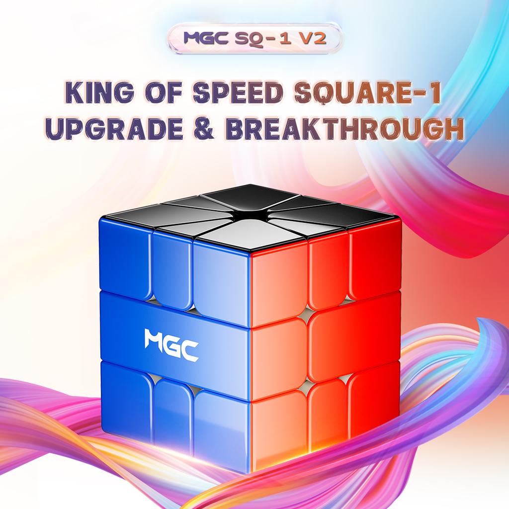 YongJun MGC SQ V2 Upgrade Edition Magnetic Speed Cube Competition Racing Anomalous Shape Intelligent Toy Twist Puzzle