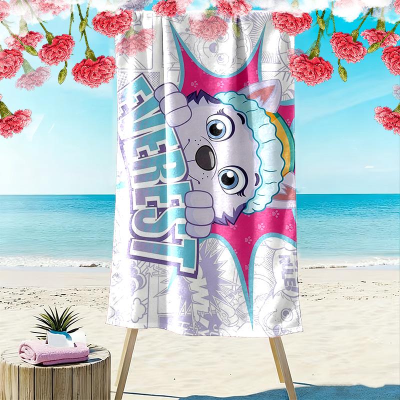 PAW Patrol Print Beach Towel, Large Soft Quick Dry Towel for Beach Camping Swimming
