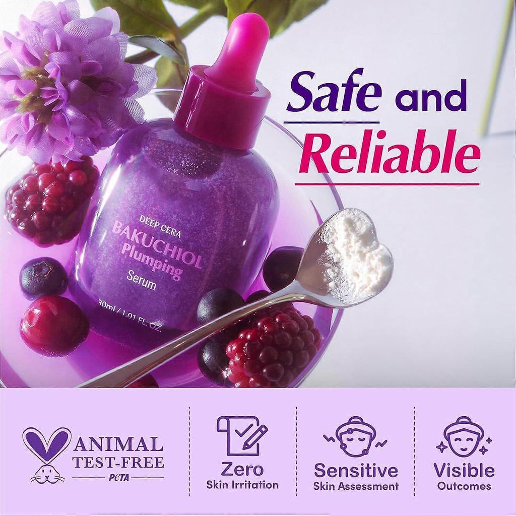 Anti-Aging Vitamin aufhellendes Serum Enthält 99 % reines Bakuchiol 5.000 ppm 30 ml