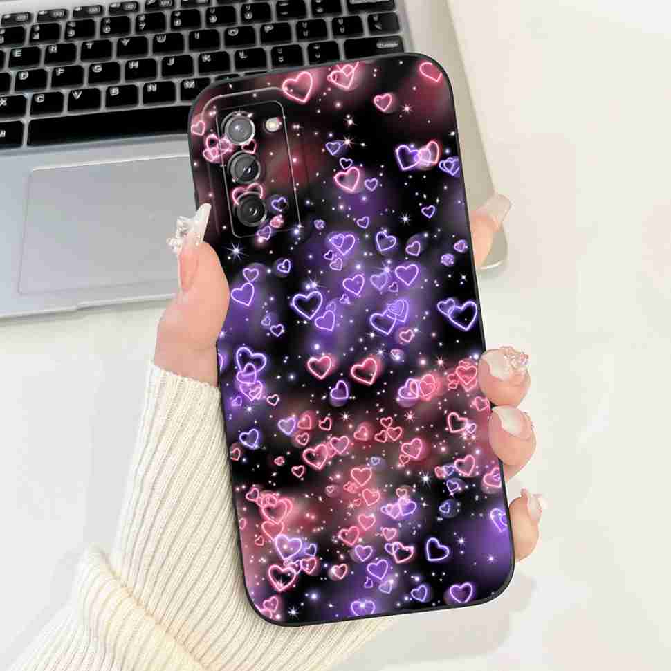 For Samsung Galaxy Note20 4G Case SM-N980F Popular Love Soft Silicone Cover For Samsung Note20 5G 6.7" Cute Butterfly Bumper