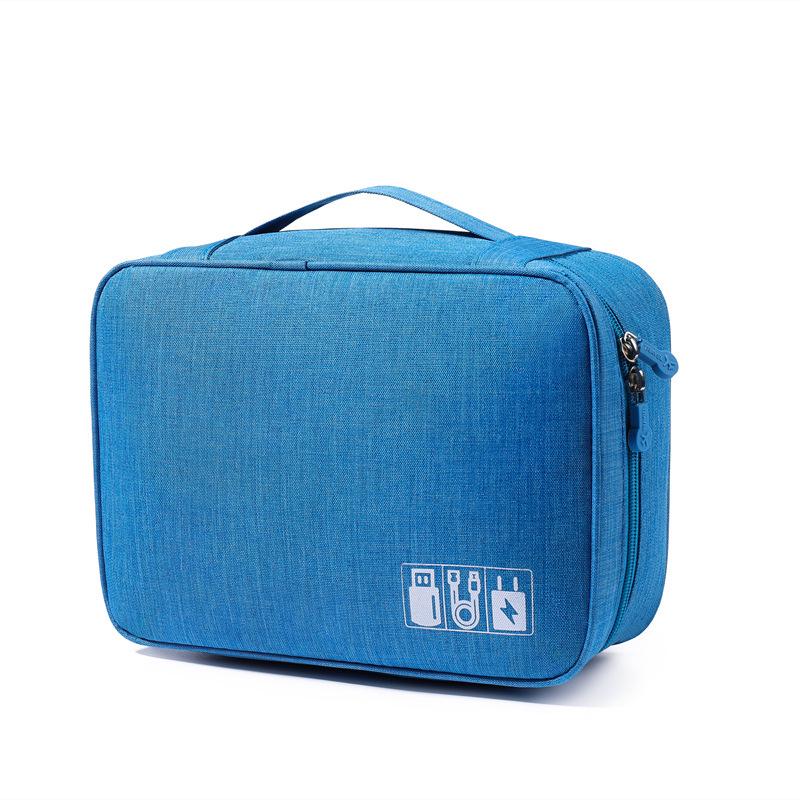 Cationic Waterproof Portable Charger & Data Cable Storage Bag