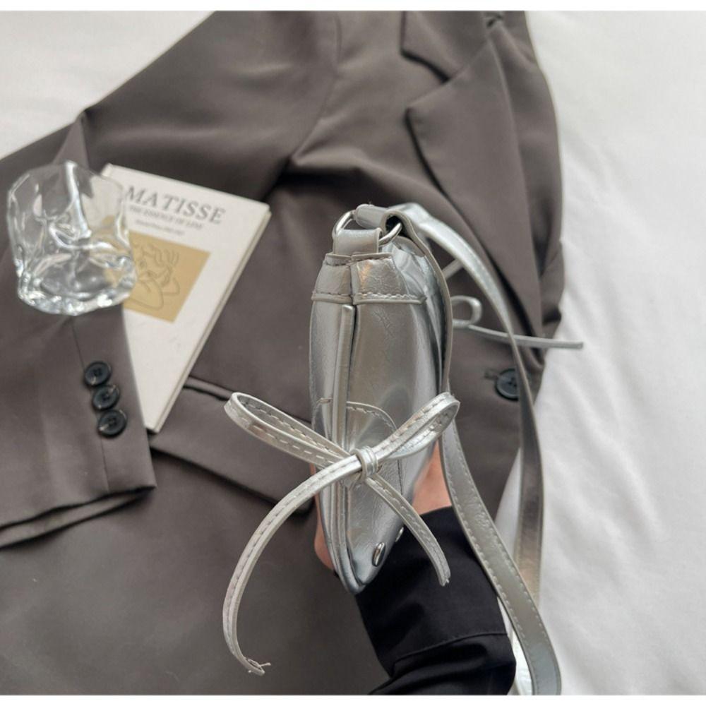 Designer Armpit Bag Bow Tie Women Handbag Korean Shoulder Bag  Ladies