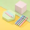 PATIKIL Retractable Cute Pencil with Plastic for and for Purple TPE 8-Pack Erasers, Slide-Type Eraser, Push-Pull Eraser, Soft, Large, Case, Sketching,