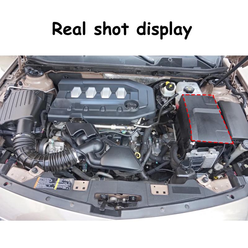 Car Battery Cover for Volkswagen VW Golf Mk7 5G 1.4T 2.0T 2013~ 2014 2015 2017  Car Flame Retardant Engine Accessories
