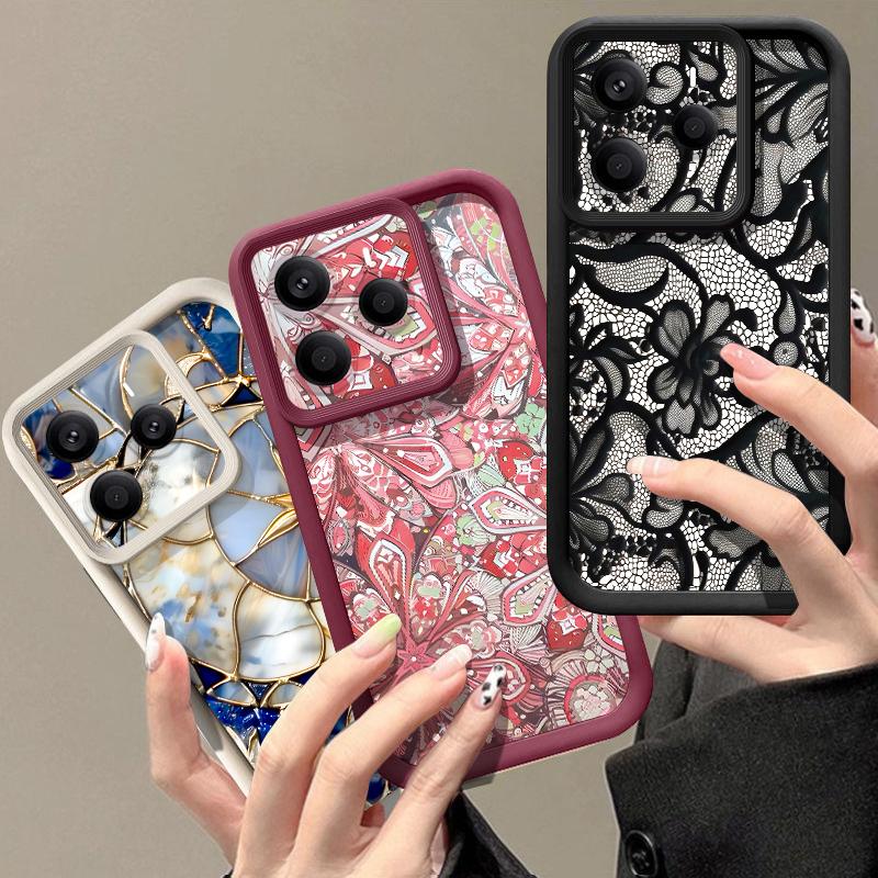 Creative Moon Patterned TPU Phone Case For Xiaomi 14T Pro 13T Pro Shockproof Soft Silicone Back Cover Fundas For Xiaomi 14T 13T