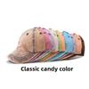 Casquette de Baseball en Coton pour Enfants avec Design Arc-en-ciel Protection Solaire Respirabilité Saison d'Été