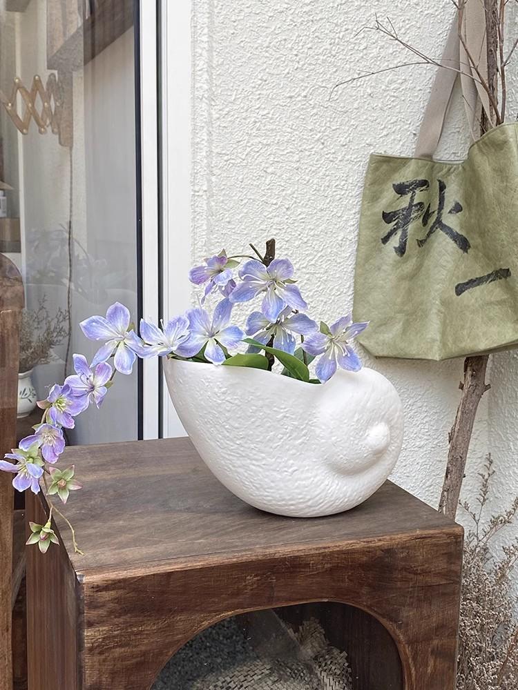 

Ceramic Vase Home Decor Creative Design Porcelain Decorative Flower Vase For Wedding Decoration белый