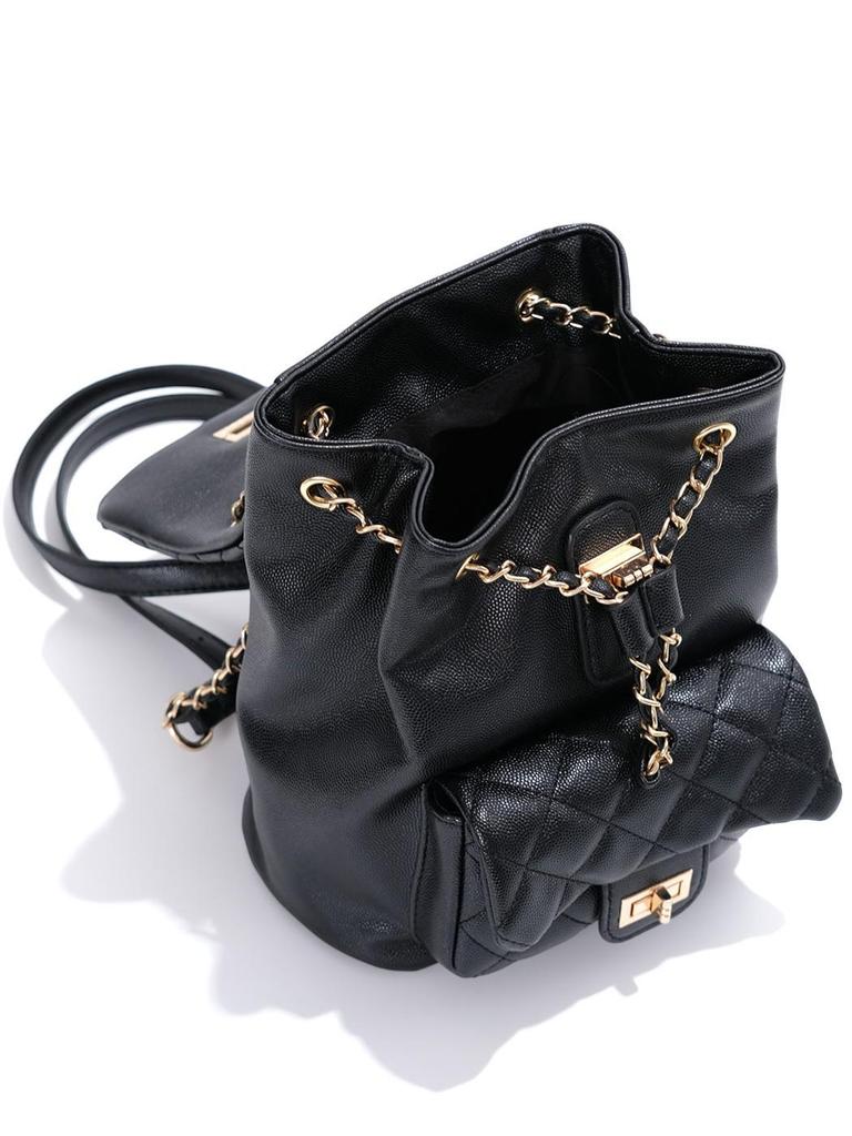 2026 New Stylish Women's Diamond Quilted Chain Backpack - Versatile Small Commuter Bag for Travel and Outings