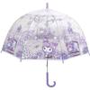 Sanrio Kuromi Castle Vinyl 32502 [J's Planning] Children's Umbrella, 55cm,