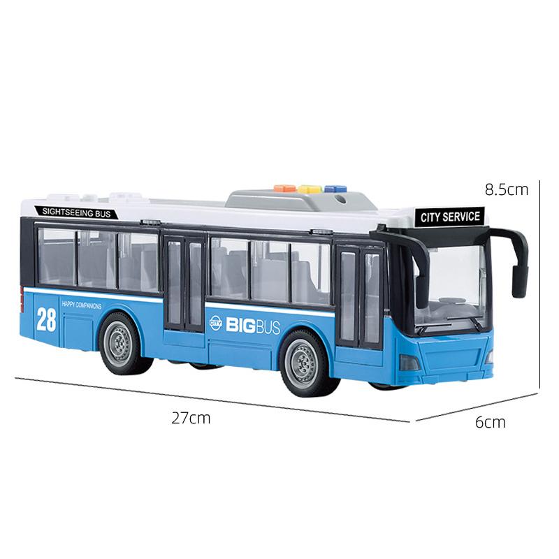 

Articulated Bus Die Casting Model Large Simulation Inertia Sound Light Double Section Bus Campus Car Toys For Kids