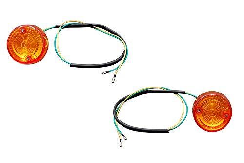 Bike Parts Center Front Turn Signal Set Orange Honda Super Cab C50 STD/DX 30-28-06
