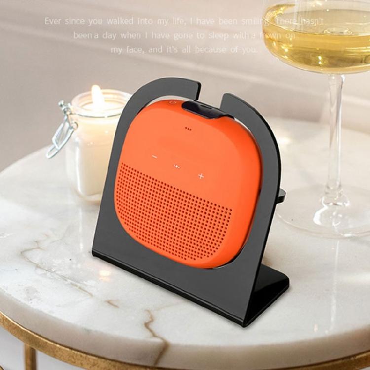 Speaker Srotage Stand Holder With Precise Designing And Anti Slip Silicone Base for Mini Speaker Stability