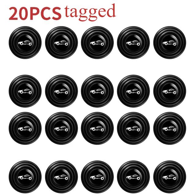 10/20Pcs Car Door Shockproof Pad Silent Gasket Stickers Car Trunk Sound Insulation Pad Thickening Cushion Stickers