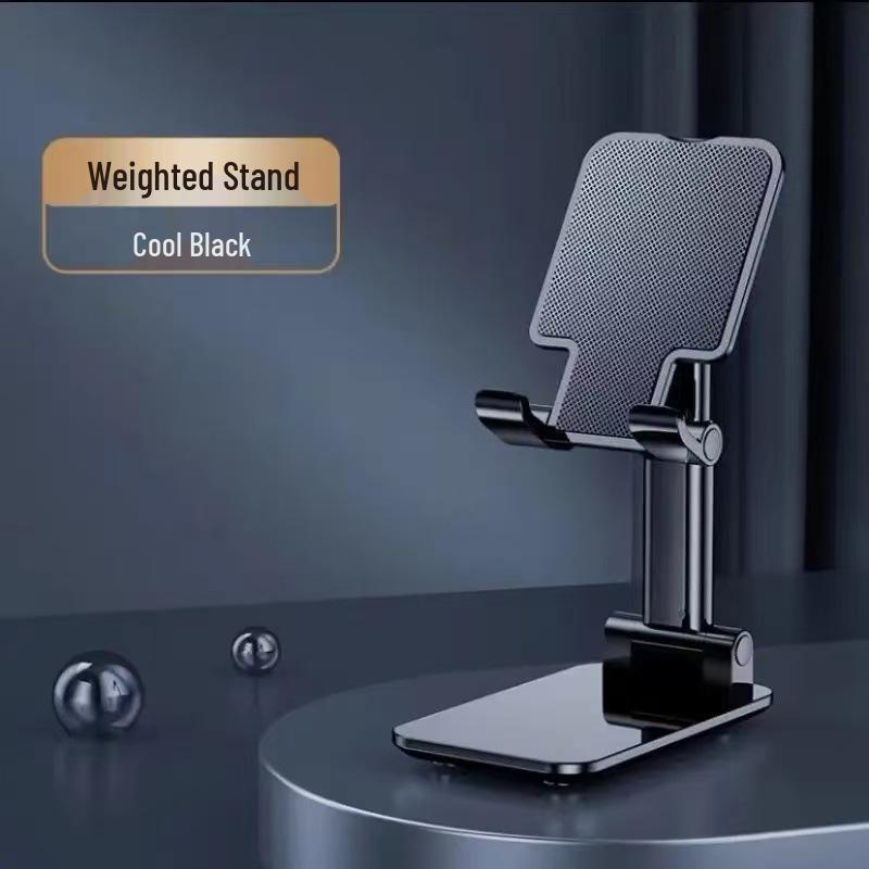 Foldable 720° Rotating All-Metal Phone & Tablet Stand for Binge-Watching and Live Streaming