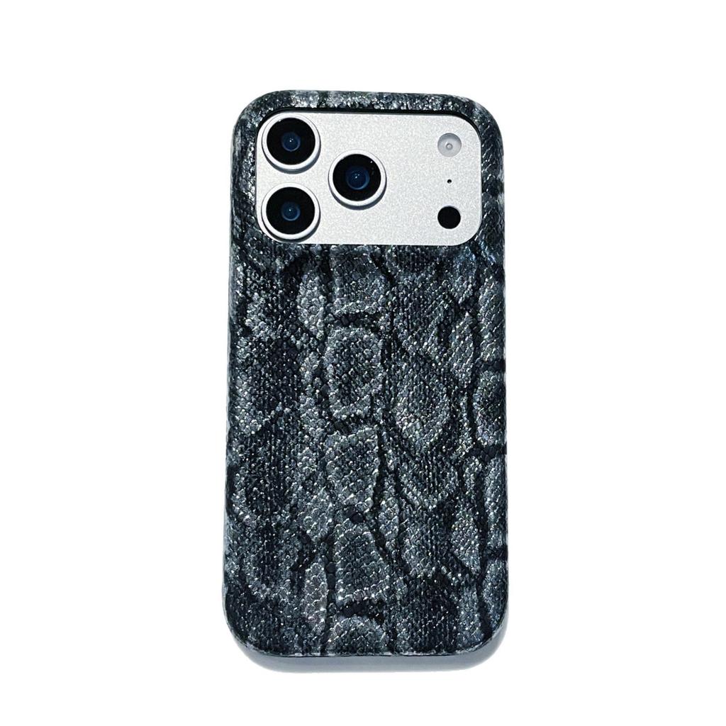 Snake Scale Pattern Luxury Protective Case for iPhone 14/15/16/17 Pro Max