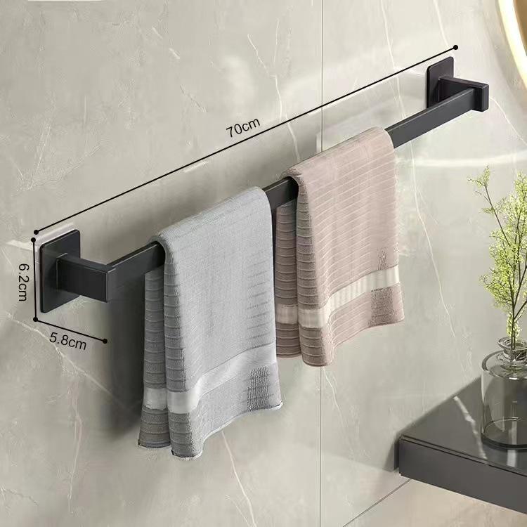 

Многоцелевая вешалка для полотенец и тапочек для ванной комнаты без проколов