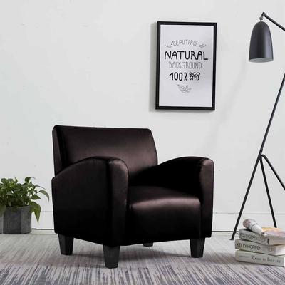 Vidaxl Armchair, Dark Brown, Faux Leather