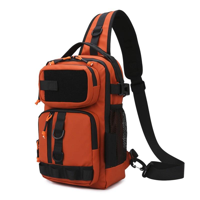 Waterproof Fishing Tackle Bag Spinning Rods Lure Gear Storage Outdoor Single Shoulder Crossbody