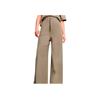 Puma Einfarbige Outdoor Freizeithose mit elastischem Bund, mittlere Leibhöhe, gerade, locker gestrickt, Sporthose Damen Hosen Khaki 629006-67