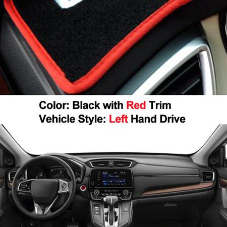 Car Dashboard Cover For Honda CRV 2017 2018 2019 Dash Mat Pad Dash Board Cover Carpet Auto Sun Shade DashMat Car Styling