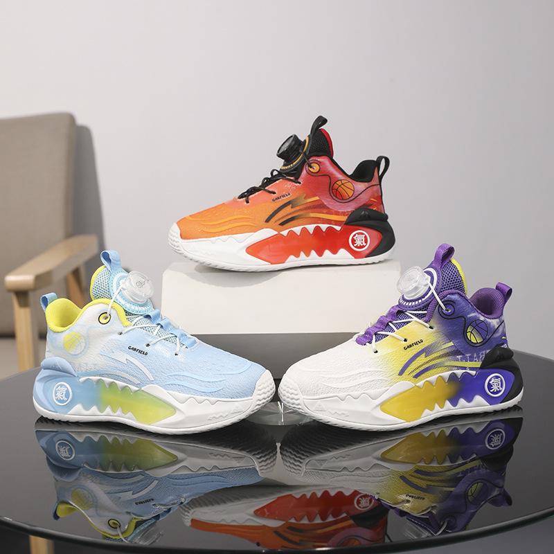 Boys shoes 2025 new spring and summer boys sports shoes children's basketball shoes boys soft-soled breathable running shoes