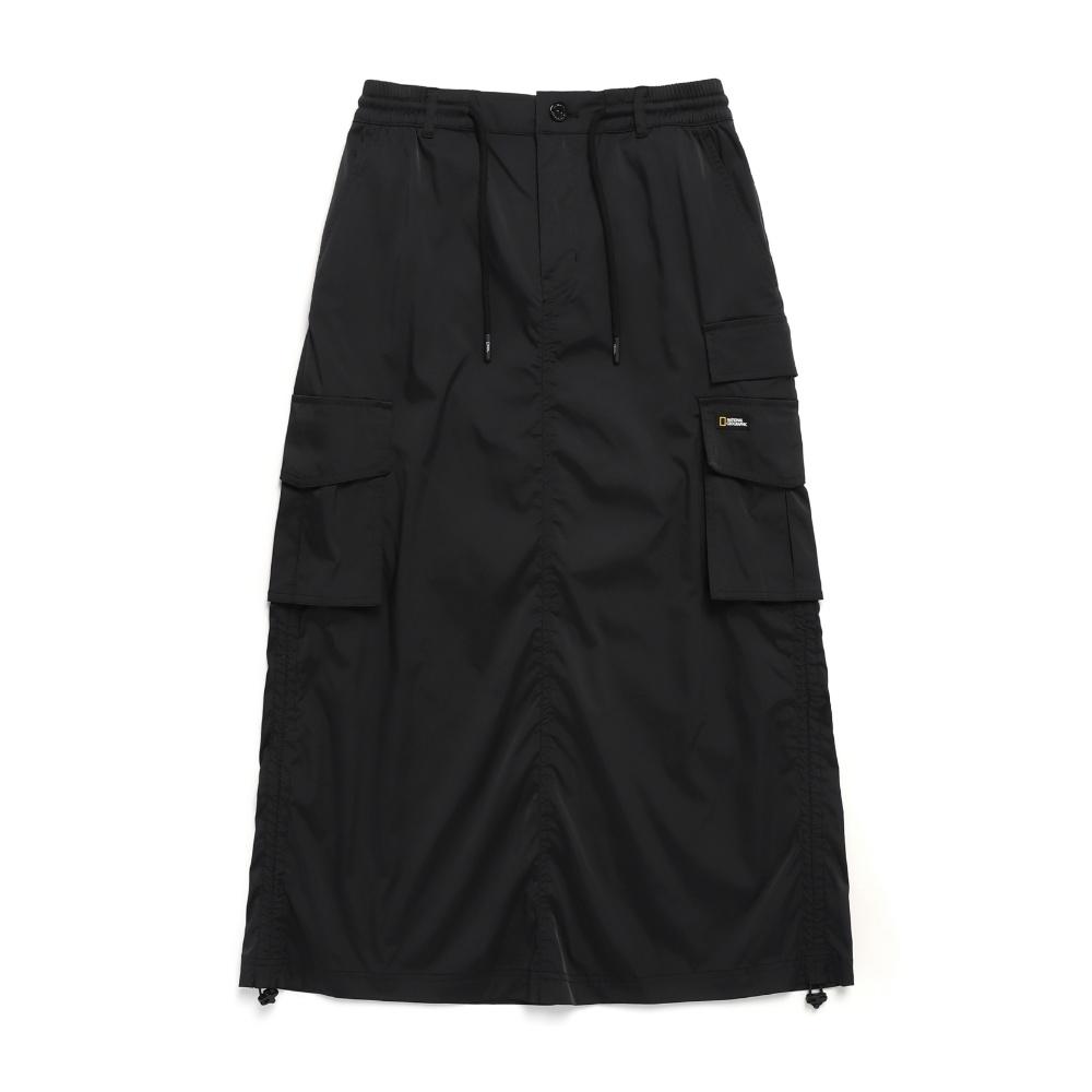 National Geographic N241Wsk970 Women'S Anas String Long Cargo Skirt Carbon Black