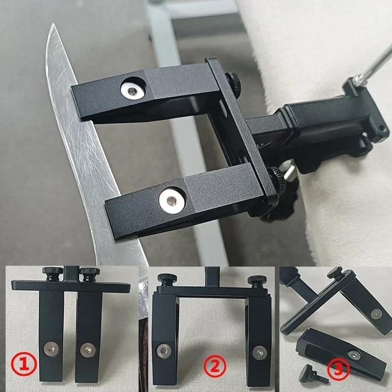 Knife Sharpener Fixed Angle Sharpener 360 Degree Flipping Diamond Sharpening Stone Whetstone Polishing Leather Paste