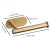 Standing Toilet Paper Holder with Round Base Roll Paper Towel Rack Toilet Paper Dispenser for Kitchen Storage Organisation