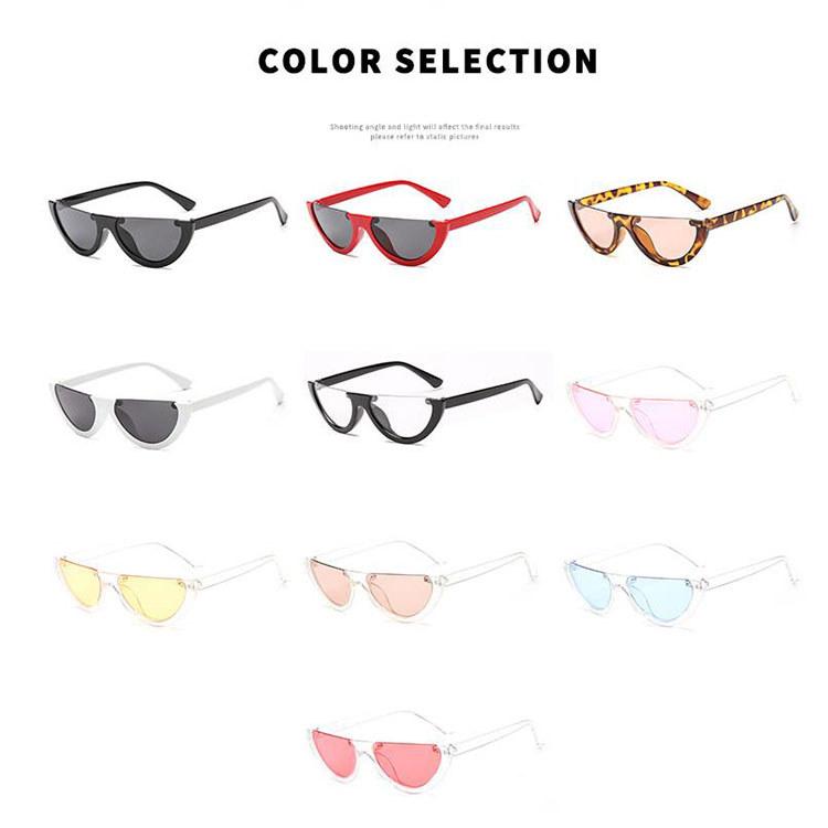 Fashion Semiframe Sunglasses With Uv Protection For Outdoor Activities And Stylish Wear