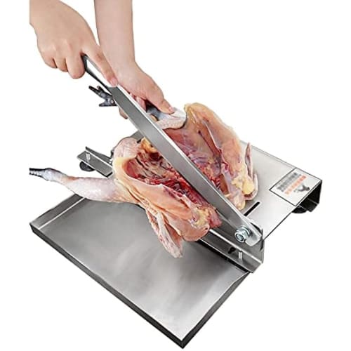 

Ручная ломтерезка для мяса, Ручная ломтерезка для замороженного мяса из нержавеющей стали, Подходит для домашнего и коммерческого использования, Ломтерезка для замороженного мяса, Мясорезка, (230*140*210мм)