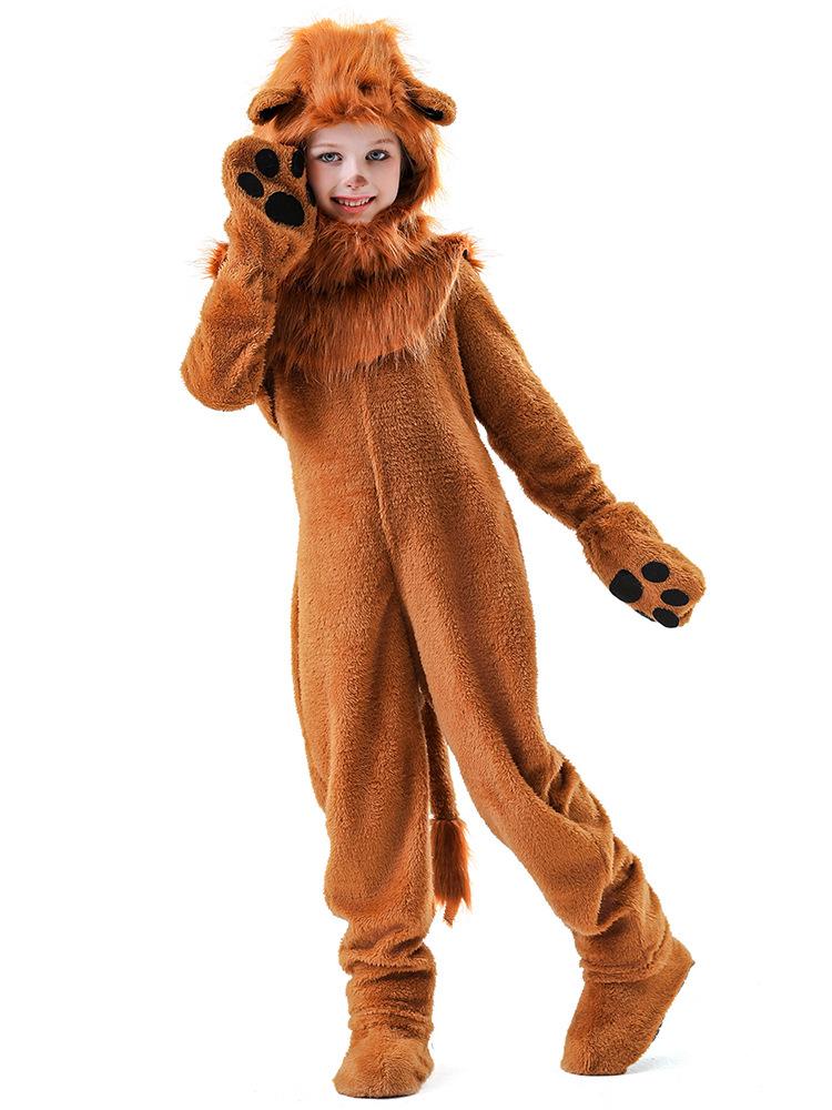 The Wizard of Oz Lion Parent-Child Stage Costume - Adult & Kids Lion King Outfit