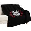 Death Wolf Head Throw Blanket Soft Warm Blanket Gift for Men Women Adults